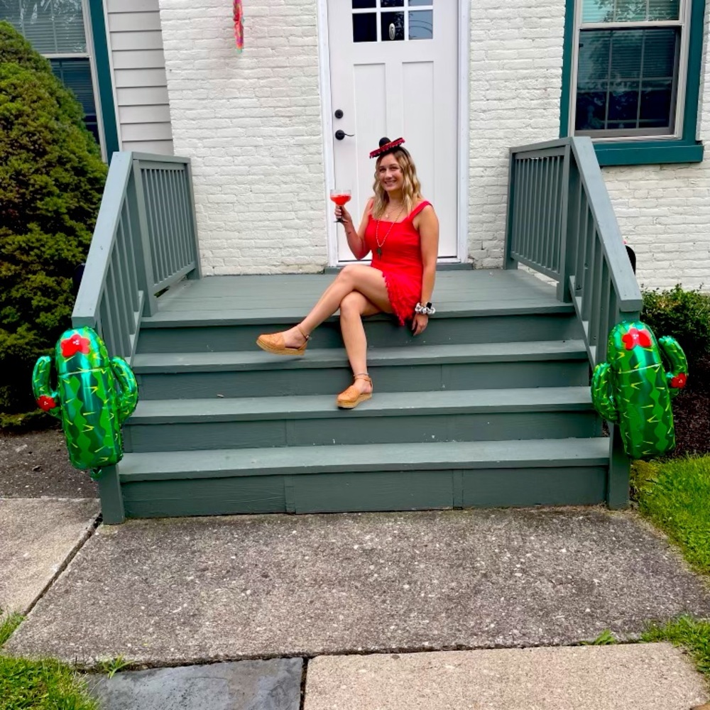 Lulu’s Boutique red fringe dress
